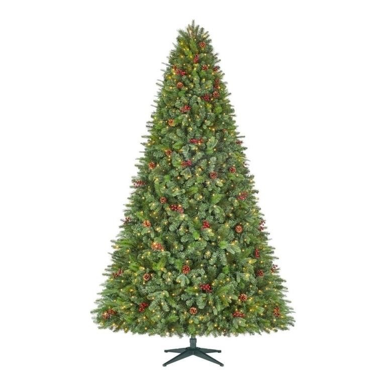 Home Accents Holiday 9 ft. Pre-Lit Faux Tree