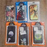6 x NEW Misc Anime Phone Case