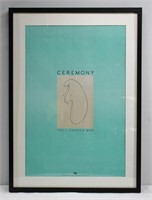 Ceremony L-Shaped Man Framed Print