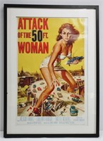 Attack of the 50ft Woman Framed Poster