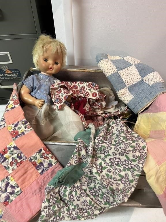 DOLL & DOLL CLOTHES & DOLL QUILTS