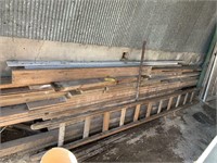 Lumber in Garage