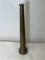 ANTIQUE 12 INCH ELKHART BRASS FIRE NOZZLE