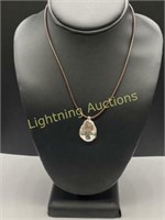 STERLING SILVER SILPADA NUGGET PENDANT NECKLACE