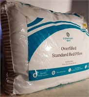 Overfilled Standard Bed Pillow, new