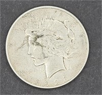 1923 P Peace silver dollar
