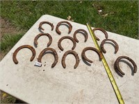 12- Horseshoes- some with tacks