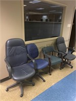 Four chairs for an office