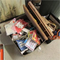 BOX OF MISC. HARWARE,BOLTS ETC.