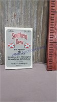 Southern Dew Whiskey canvas sign
