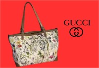 Gucci Large floral tote in good condition