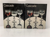 Cascade Bohemia Fine Lead Crystal Wine Glasses