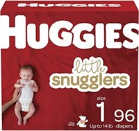 Sealed Huggies Little Snugglers diapers size 1