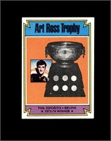 1974 Topps #246 Art Ross Trophy EX to EX-MT+