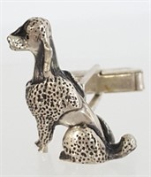 1950s Sterling FENWICK & SAILORS Poodle Cufflink