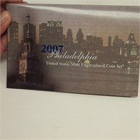 2007 Philadelphia United States Mint UNC Coin Set