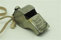 Vintage Alarm Police Whistle Metal