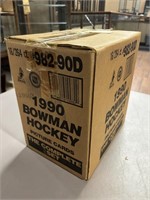 1990 - 16 BOX FACTORY SET CASE BOWMAN HOCKEY -