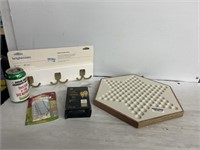 Home decor items and game board