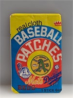 1975 Fleer Real Cloth Baseball Patches Pack