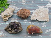 MIXED LOT ROCK STONE LAPIDARY SPECIMEN