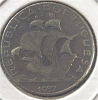 1937 Portugal coin