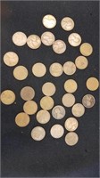 (30) 1920 Lincoln Wheat Pennies