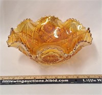 Iridescent Carnival Glass Bowl