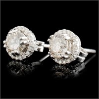 1.15ctw Diamond Earrings in 14K Gold