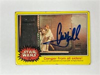 Autograph COA Star Wars Vintage Trading Card