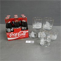 Ship Drinking Glasses, Coca Cola Bottles