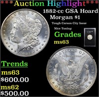 ***Auction Highlight*** 1882-cc GSA Hoard Morgan D