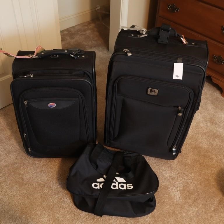 Luggage and Adidas bag