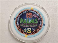 Palms Las Vegas Nevada $8 Chinese New Year Chip