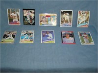 Collection of vintage all star baseball cards