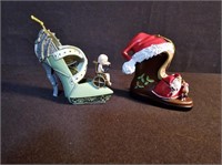 NIGHTMARE BEFORE CHRISTMAS SHOE ORNAMENTS 2PCS