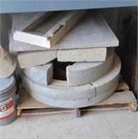 Concrete manhole rings,  AC pad.  Buy whole pallet