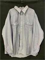 RED KAP MENS 2XL DELUXE WESTERN STYLE SHIRT,
