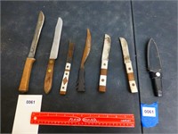 Lot of 7 Vintage Knives
