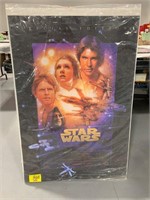 1997 STAR WARS FULL SIZE MOVIE POSTER