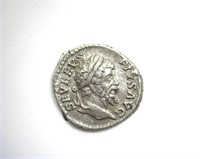 193-211 AD Septimius Severus AU AR Denarius