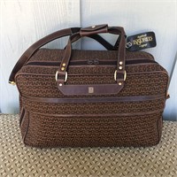 Mark Cross Monogram Overnight Carry Luggage Bag