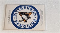 1972 73 OPC Hockey Team Logo Pittsburgh