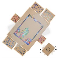 Rotating Puzzle Board with Drawers - Puzzle Board