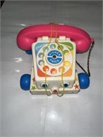 CHILD TOY PULL TELEPHONE