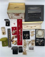 Lot of Gold Toned Costume Jewelry NIB