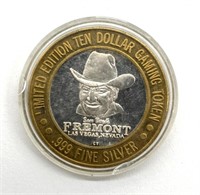 .999 Fine Silver Fremont Casino $10 Gaming