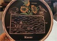 Kansas tray,  Glass Platters,& small