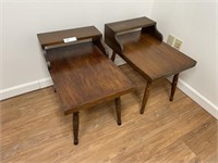 2 Vintage Mid-century Style End Tables