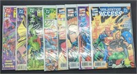 Lot Of 8 Marvel/DC Unlimited Access Comic Books